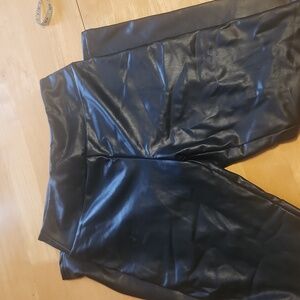 Forever 21 faux leather stretch legging.